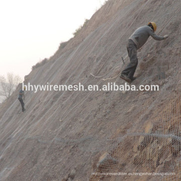 sistema de protección de malla de caída de roca red de protección de pendiente barrera contra caída de rocas malla de malla